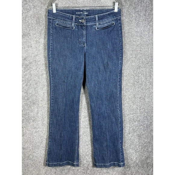 Riders Copper Bootcut Trouser Jeans Womens Juniors Size 13/14 Stretch Blue Denim - Picture 1 of 16